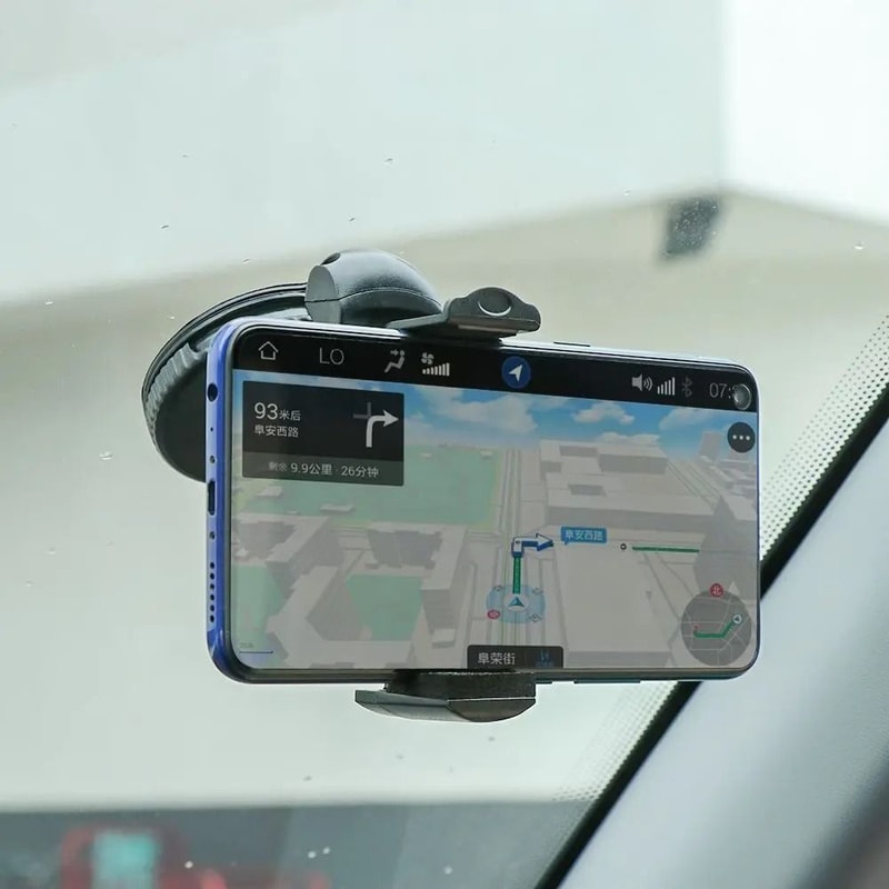 Dashboard Silicone Suction Mount Windscreen Smartphone Holder HighYield Mobile Interaction Hub 2