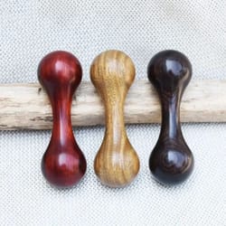 wooden finger bone stress relief toy – rosewood & ebony joint gyro – high-yield cognitive interaction hub