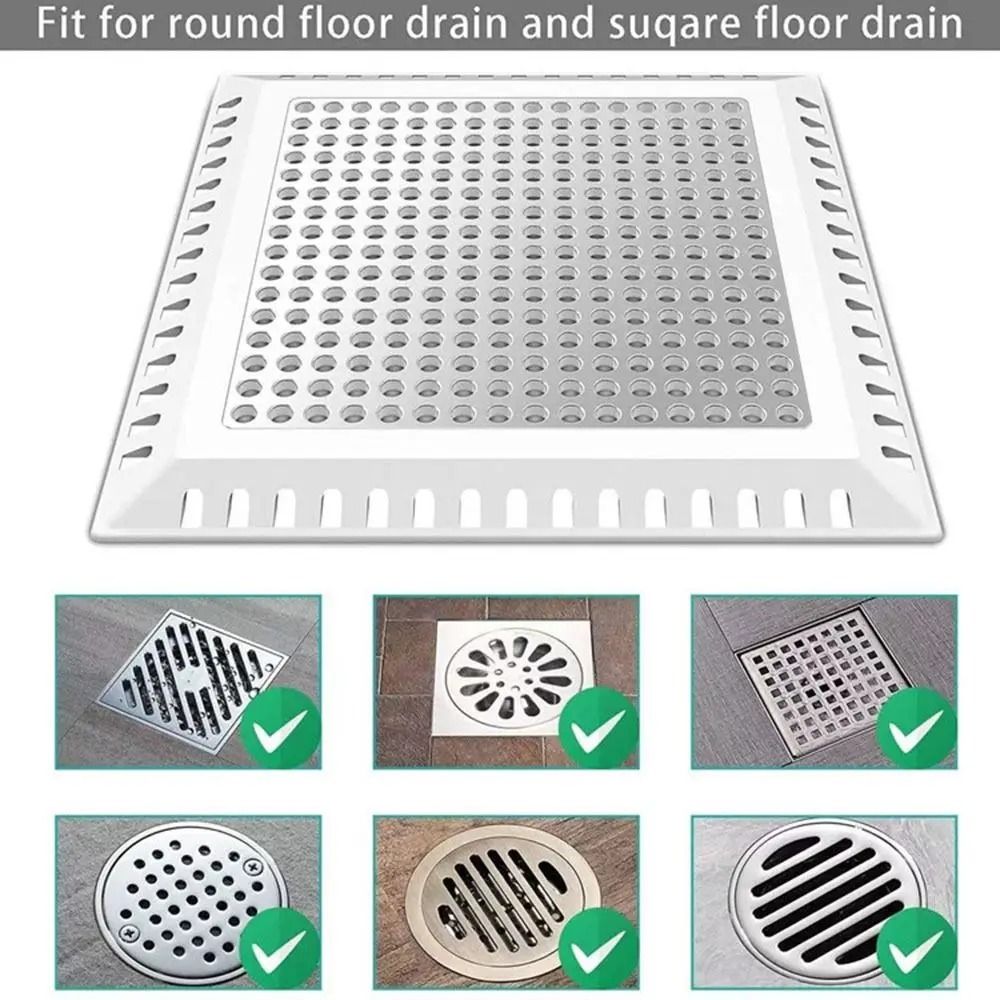 Stainless Steel Shower Drain Cover Hair Catcher Drain Filter HighYield Sanitation Interaction Hub 2