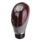Universal Car Shift Knob Wooden PU Leather 5Speed Lever HighYield Automotive Interaction Hub 6