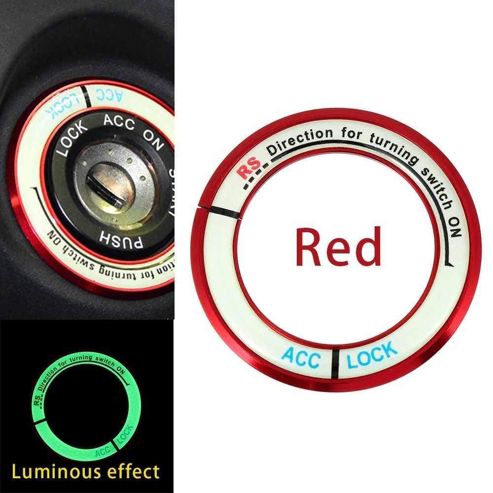 Luminous Ignition Switch Cover Toyota Corolla Levin Glow Ring HighYield Automotive Interaction H 6