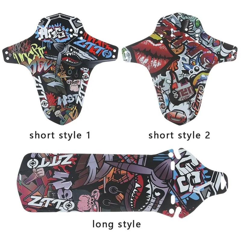 MTB Mountain Bicycle Fender FrontRear Mudguard Set HighYield Athletic Interaction Hub 4