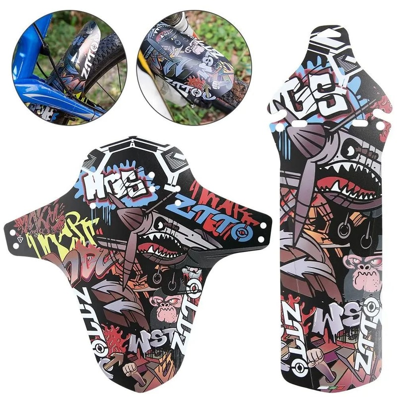 MTB Mountain Bicycle Fender FrontRear Mudguard Set HighYield Athletic Interaction Hub 5