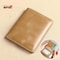 Vintage Leather Mini Wallet RFID Blocking Money Clip HighYield Financial Interaction Hub 7