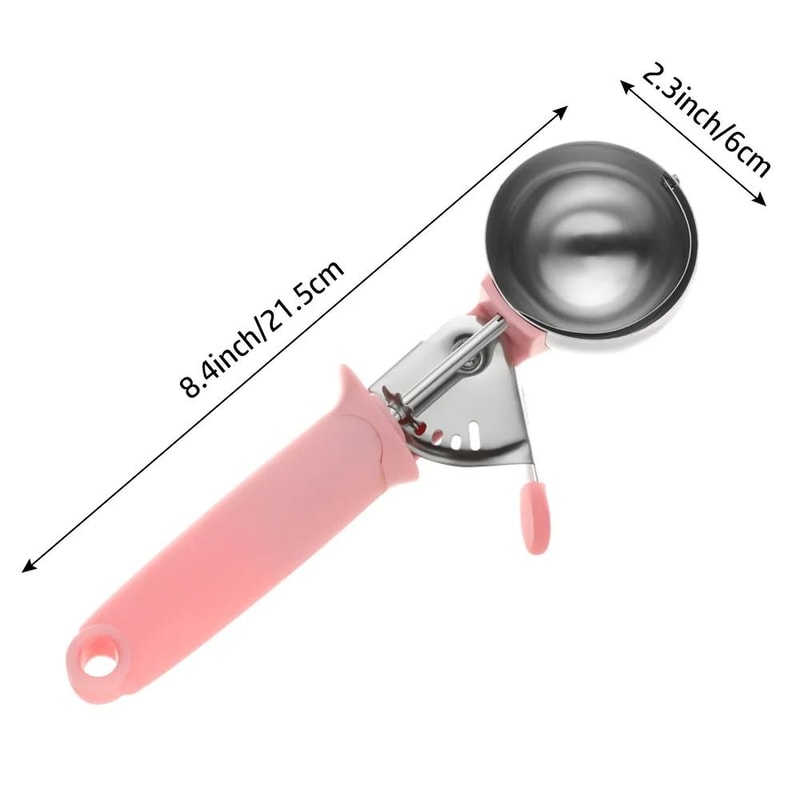Stainless Steel Precision Ice Cream Scoop HighYield Melon Fruit Baller Gastronomic Interaction Hu 2