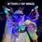 LED LightUp Fairy Wings Moving Kinetic Sparkle Wings HighYield Festive Interaction Hub 0