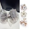 Flower Rhinestone Pearl Buttons 10Piece Alloy Crystal Set HighYield Ornamental Interaction Hub 2