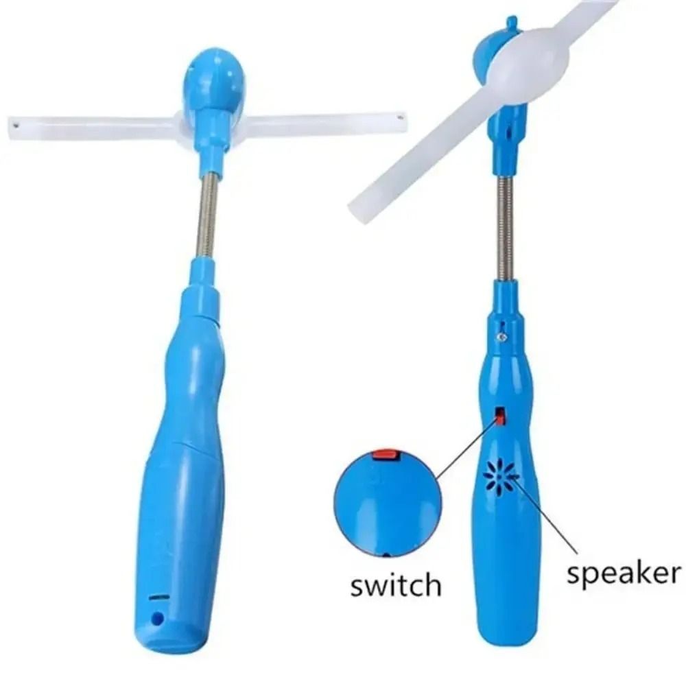 LED Music Windmill Spinner Handheld Rotating Flashing Toy HighYield Sensory Interaction Hub 2