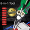 8in1 Precision Wire Stripper Integrated Voltage Tester Electric Pliers HighYield Electrical Inte