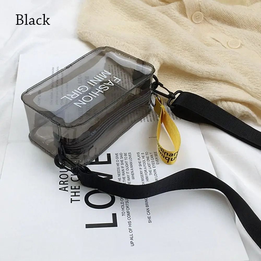 Transparent Laser Crossbody Bag Candy Color Jelly Tote HighYield Logistical Interaction Hub 9