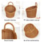 Imitation Rattan Kitchen Storage Basket HandWoven Hanging Pouch HighYield Logistical Interaction 2