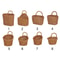 Imitation Rattan Kitchen Storage Basket HandWoven Hanging Pouch HighYield Logistical Interaction 4