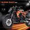Technical MOC Motorcycle Model Creative Engineering Building Kit HighYield Mechanical Interaction 2