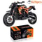 Technical MOC Motorcycle Model Creative Engineering Building Kit HighYield Mechanical Interaction 7
