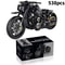Technical MOC Motorcycle Model Creative Engineering Building Kit HighYield Mechanical Interaction 8