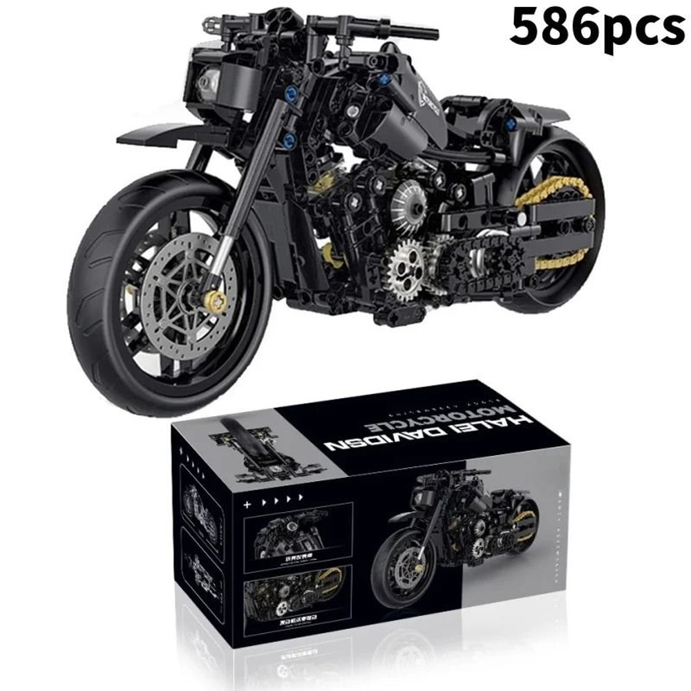 Technical Racing Motorcycle Duke Harley Style Motorbike HighYield Mechanical Interaction Hub 1
