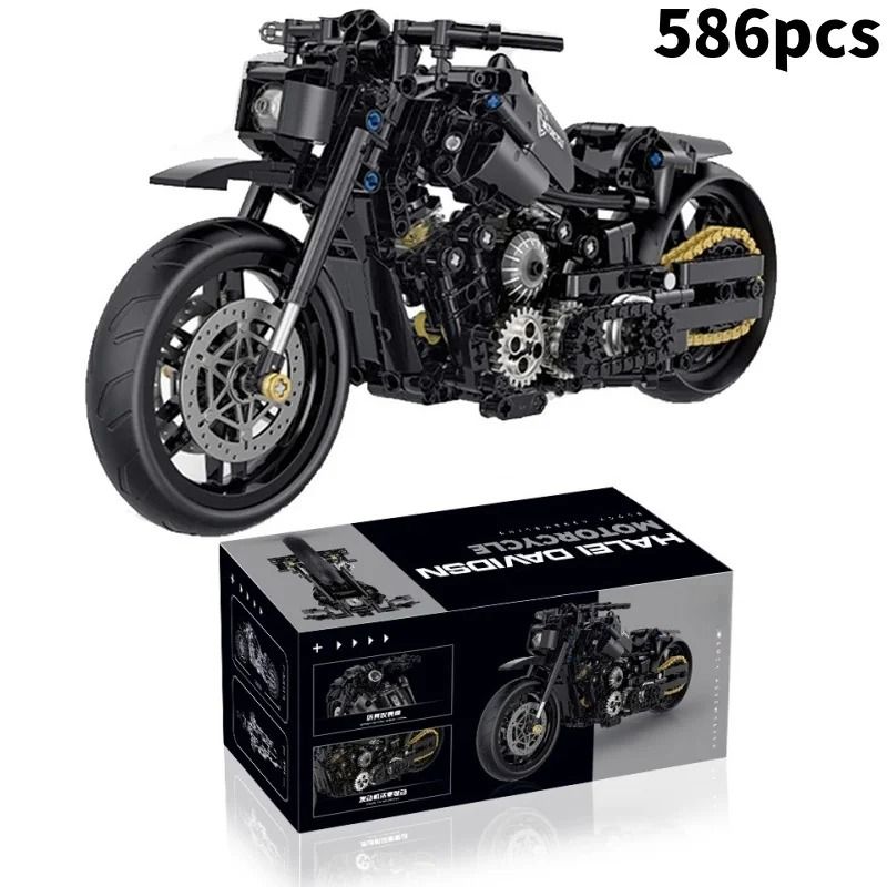 Technical Racing Motorcycle Duke Harley Style Motorbike HighYield Mechanical Interaction Hub 1