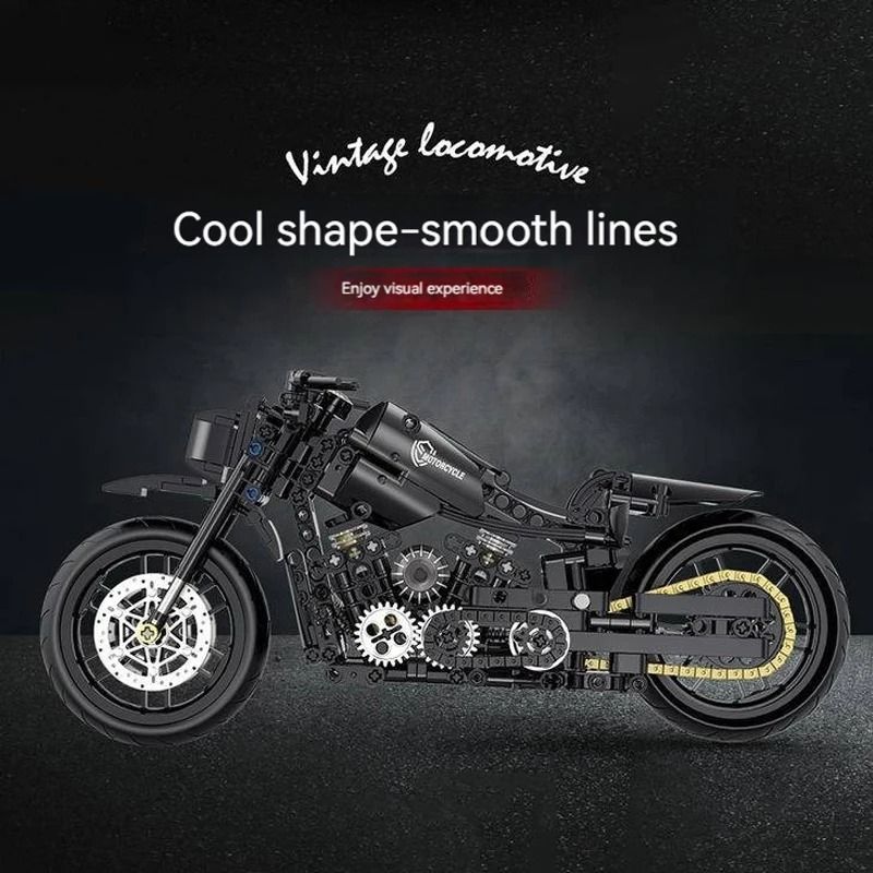 Technical Racing Motorcycle Duke Harley Style Motorbike HighYield Mechanical Interaction Hub 2