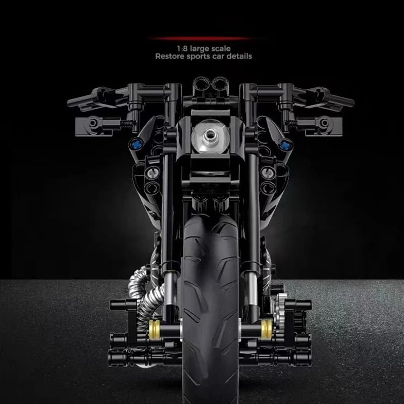 Technical Racing Motorcycle Duke Harley Style Motorbike HighYield Mechanical Interaction Hub 3