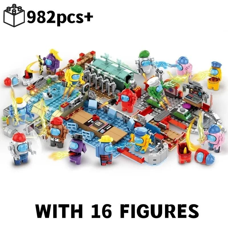 Space Werewolf Killer Building Set Internal Ghost Civilian Figures HighYield Suspense Interactio 6