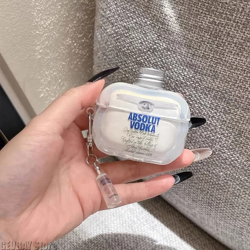 Vodka Silicone Airpods Case Premium Protective Cover HighYield Audio Interaction Hub 3