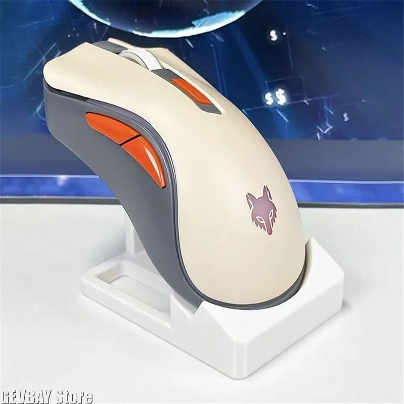 3D Printed Mouse Holder Wireless Gaming Mouse Display HighYield Desktop Interaction Hub 2