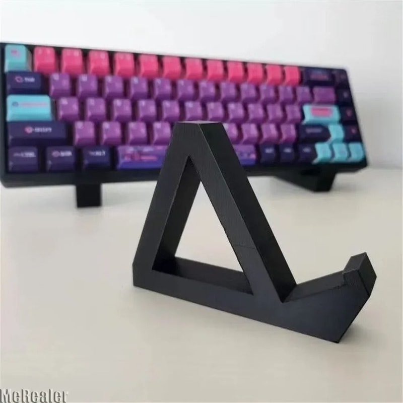 3D Printed Keyboard Display Stand Mechanical Keyboard Rack HighYield Desktop Interaction Hub 0