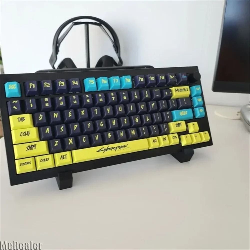 3D Printed Keyboard Display Stand Mechanical Keyboard Rack HighYield Desktop Interaction Hub 2