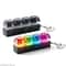 4Button Fingertip Keyboard Keychain RGB Fidget Toy HighYield Sensory Interaction Hub 0