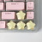 Cute Star Translucent Keycaps 4Unit Personalized Gift Set HighYield Peripheral Interaction Hub 1