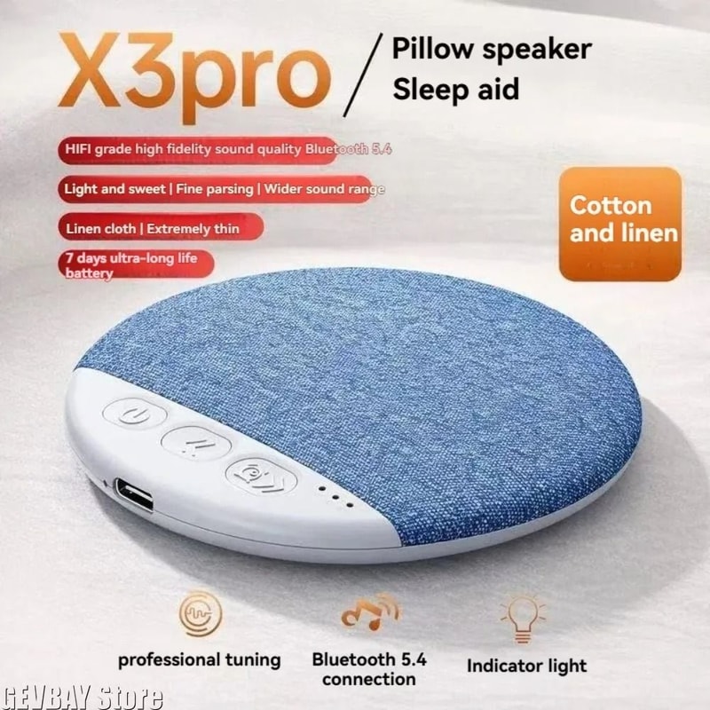 X3pro Precision Pillow Speaker Bluetooth 54 Sleep Interface HighYield Somatic Interaction Hub 1