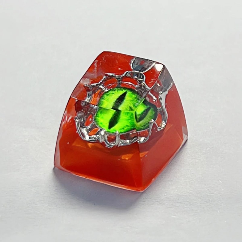 Evil Eye Artisan Keycap 3D Resin Halloween Series HighYield Peripheral Interaction Hub 11