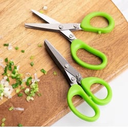 multi-functional stainless steel multi-layer kitchen scissors