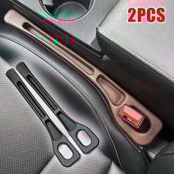 universal premium car seat gap filler & organizer set