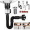 Universal AntiOdor Retractable Sink Drain Pipe Set 1
