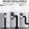Universal AntiOdor Retractable Sink Drain Pipe Set 2