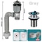 Universal AntiOdor Retractable Sink Drain Pipe Set 7