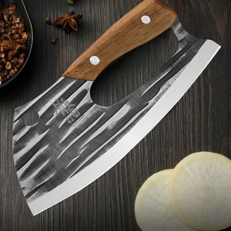 Handmade Forged HighCarbon Kitchen Chef Knife 1