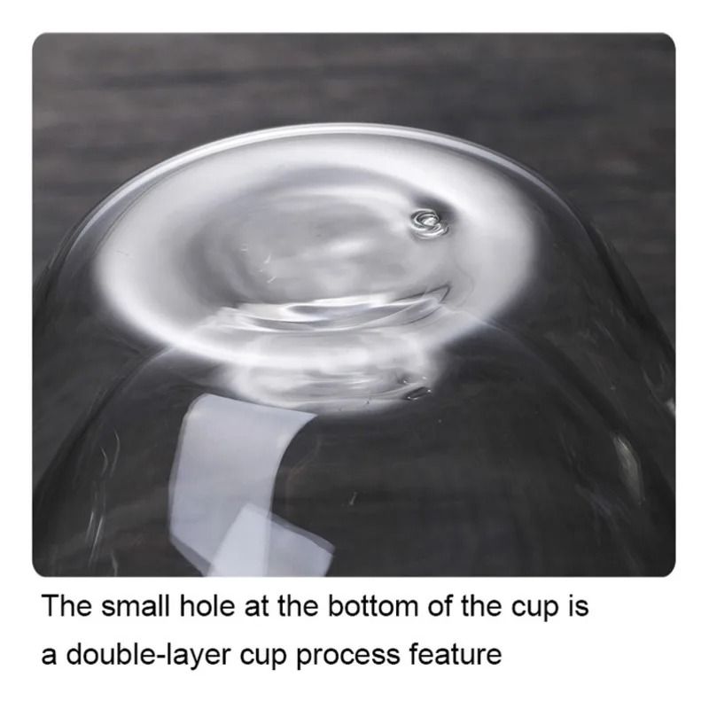 Premium DoubleWall Insulated Glass Cup Set 3
