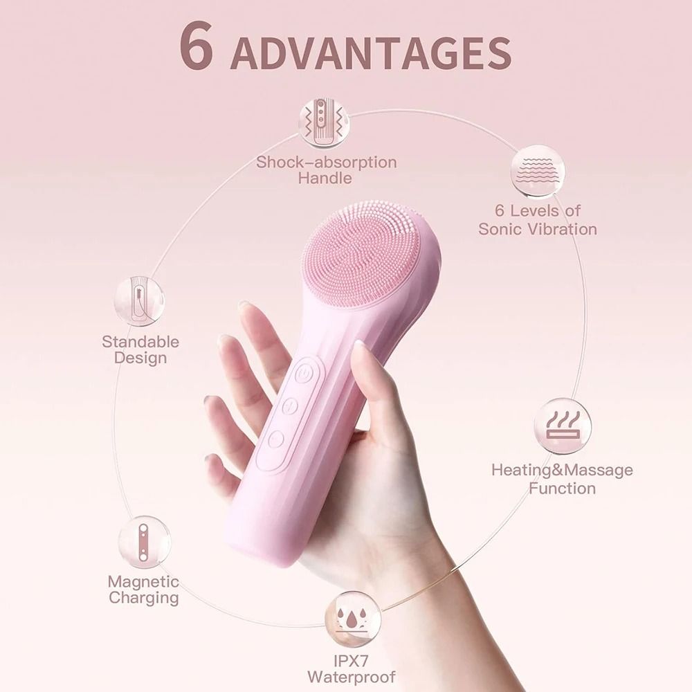 Waterproof Sonic Facial Cleansing Brush 2