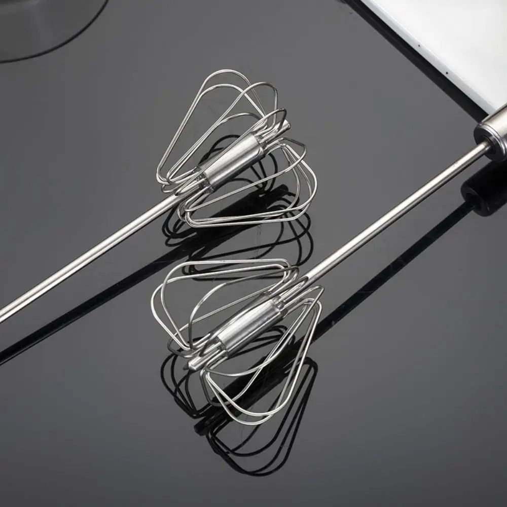 SemiAutomatic Stainless Steel Rotary Whisk 1