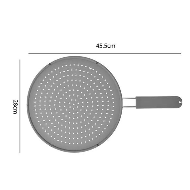 HeatResistant Silicone Splatter Screen 7