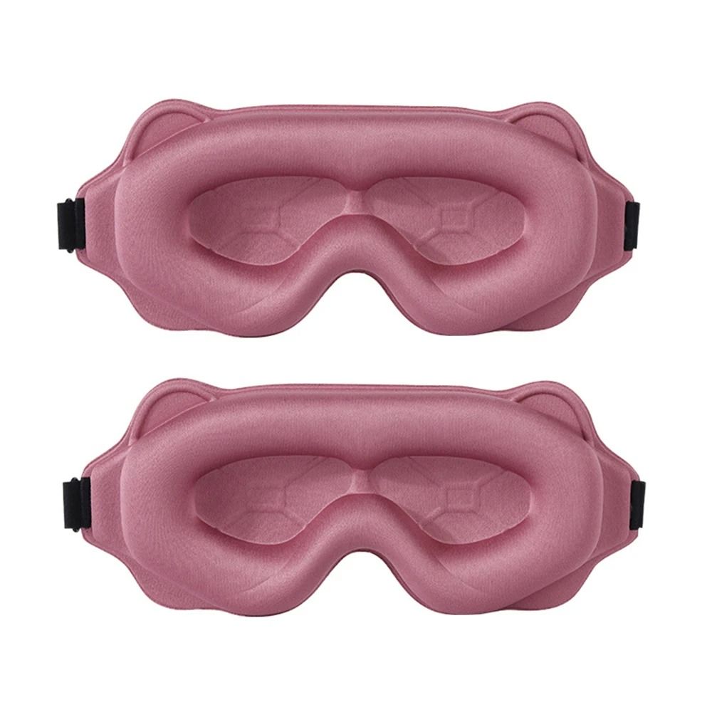 3D Contoured Blackout Sleep Mask 12