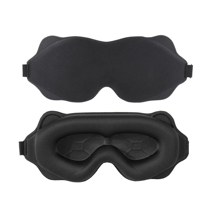 3D Contoured Blackout Sleep Mask 7