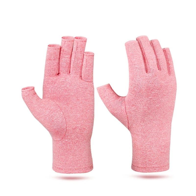 Therapeutic Fingerless Compression Gloves 9