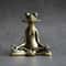 Retro Solid Copper Zen Frog Incense Holder 0