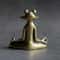 Retro Solid Copper Zen Frog Incense Holder 1