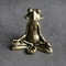 Retro Solid Copper Zen Frog Incense Holder 2