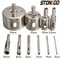10Piece DiamondCoated Core Drill Bit Set 1