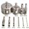 10Piece DiamondCoated Core Drill Bit Set 7